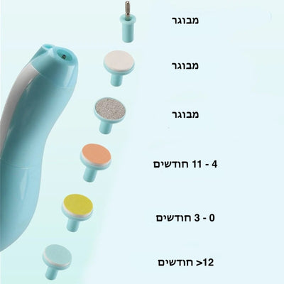 מספריים חשמליים לתינוקות